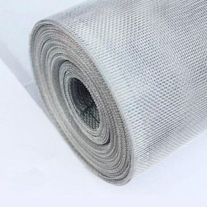 Сетка алюминиевая просечно-вытяжная оцинкованная с мелкой ячейкой в рулонах 0,8х6х6 мм в&nbsp;Москве

